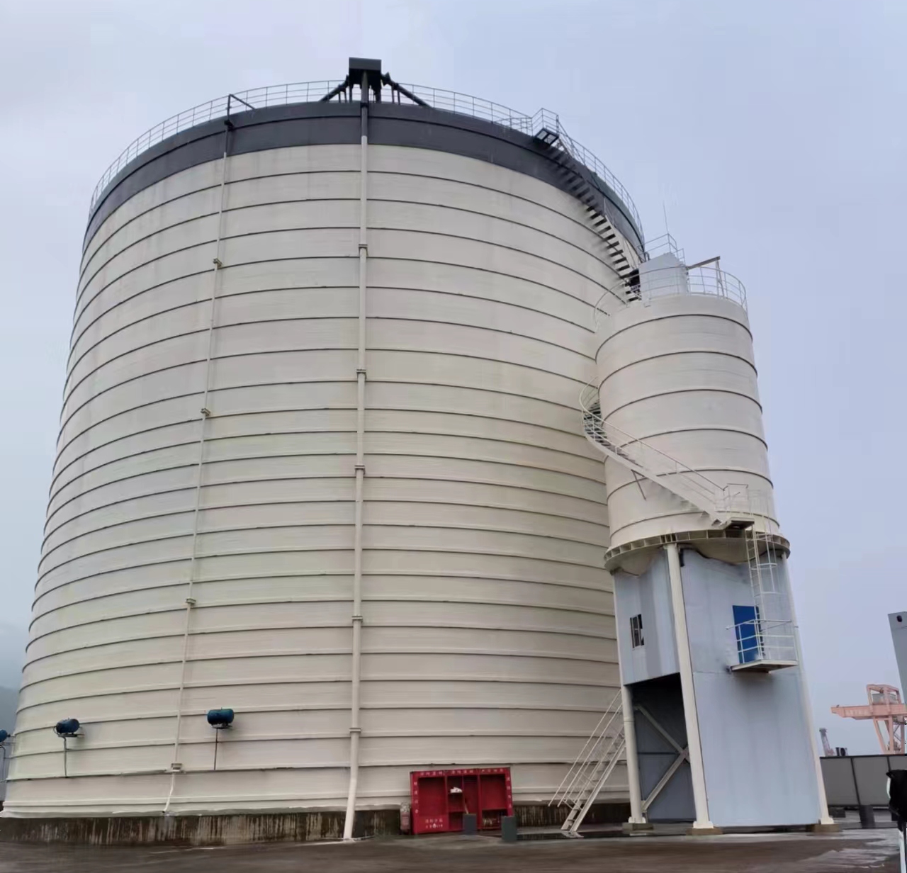 松滋10万吨水泥钢板库